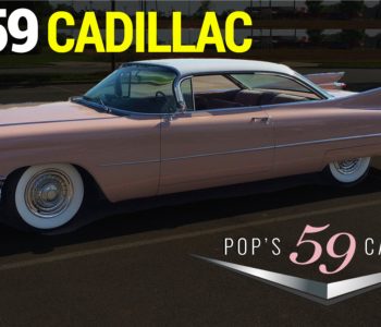 1959 Cadillac in the Miles Through Time Automotive Museum